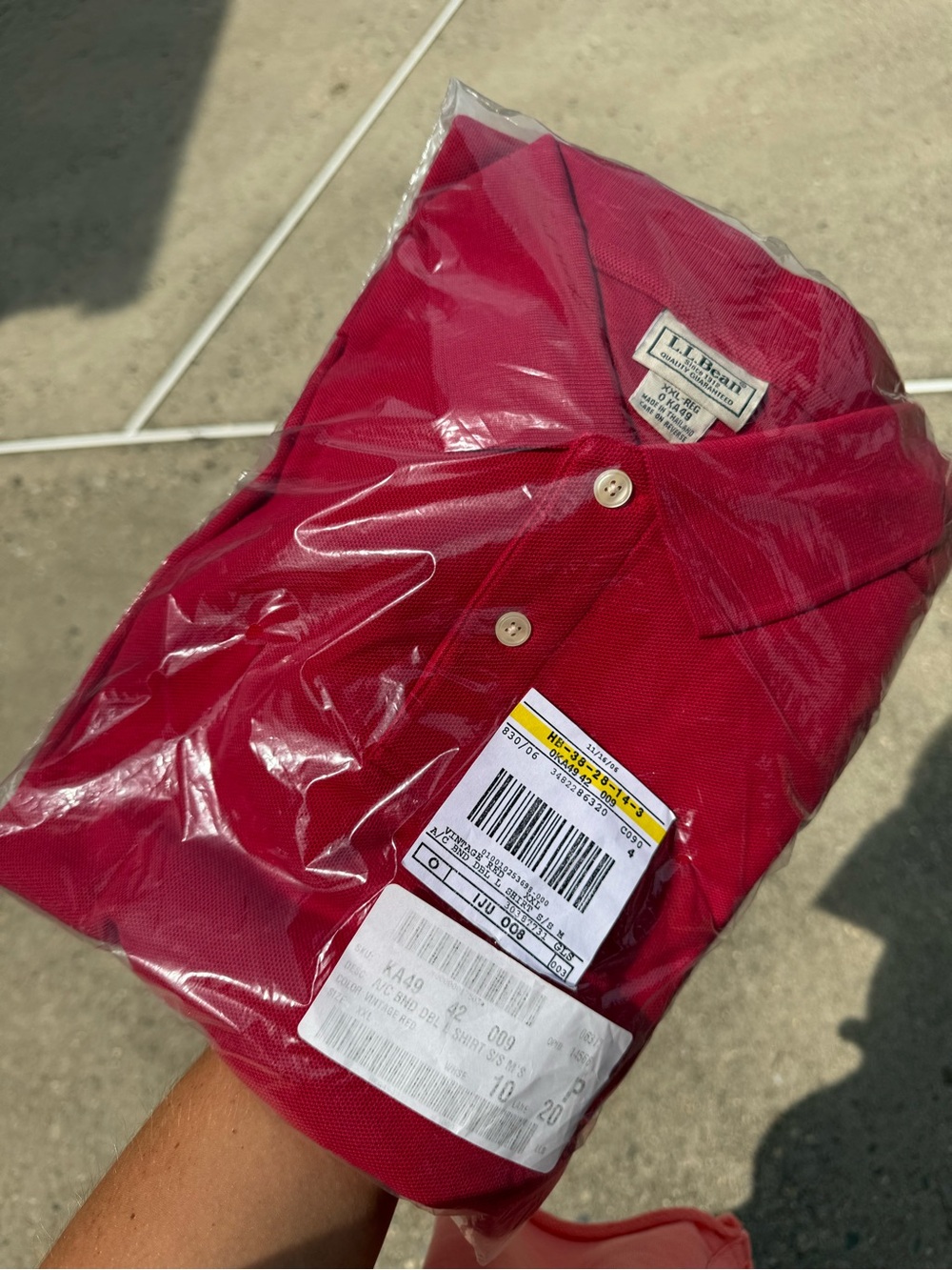 L.L. Bean Men’s Red Polo Shirt